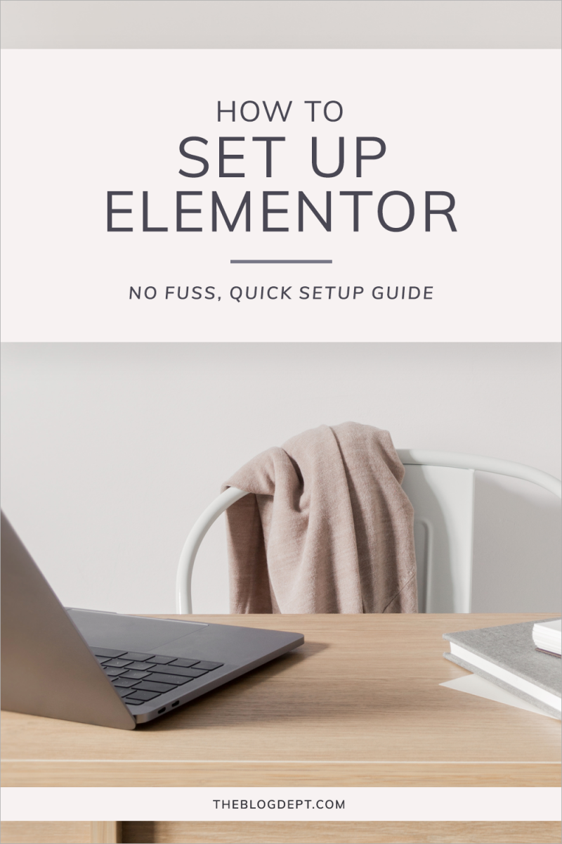 How to set up Elementor