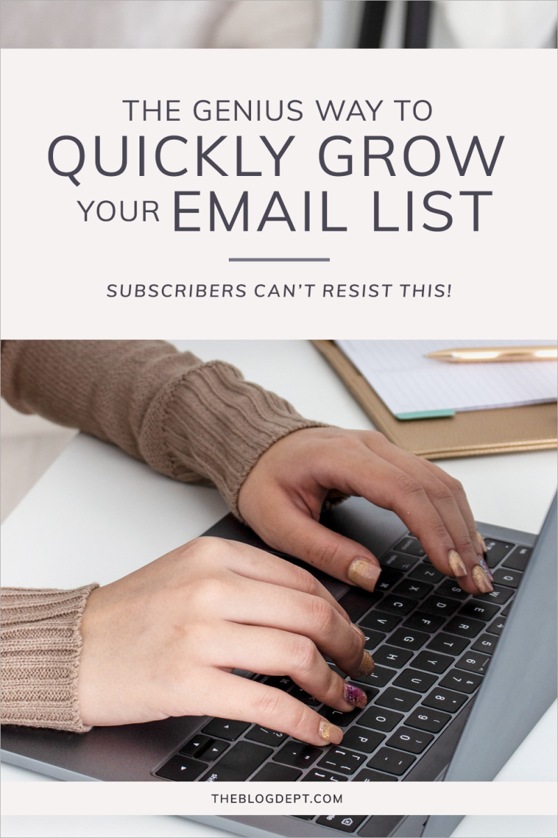 Genius way to quickly grow an email list