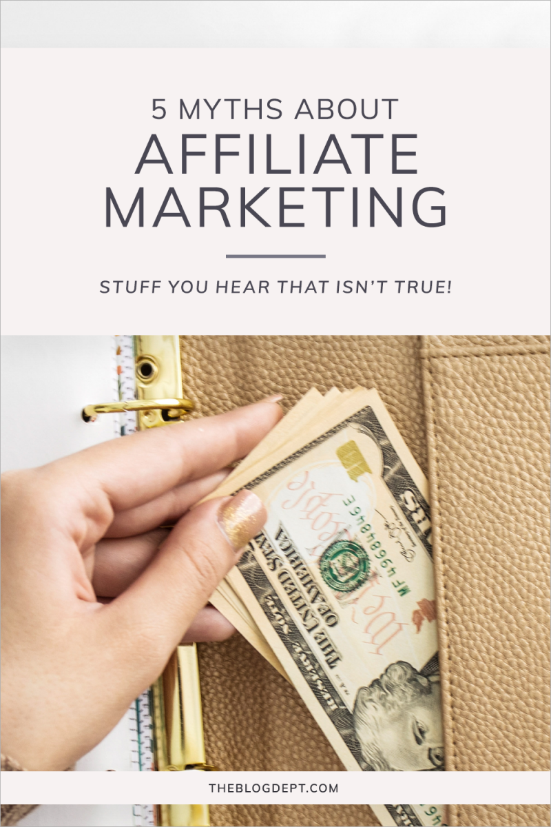 Myths about affiliate marketing